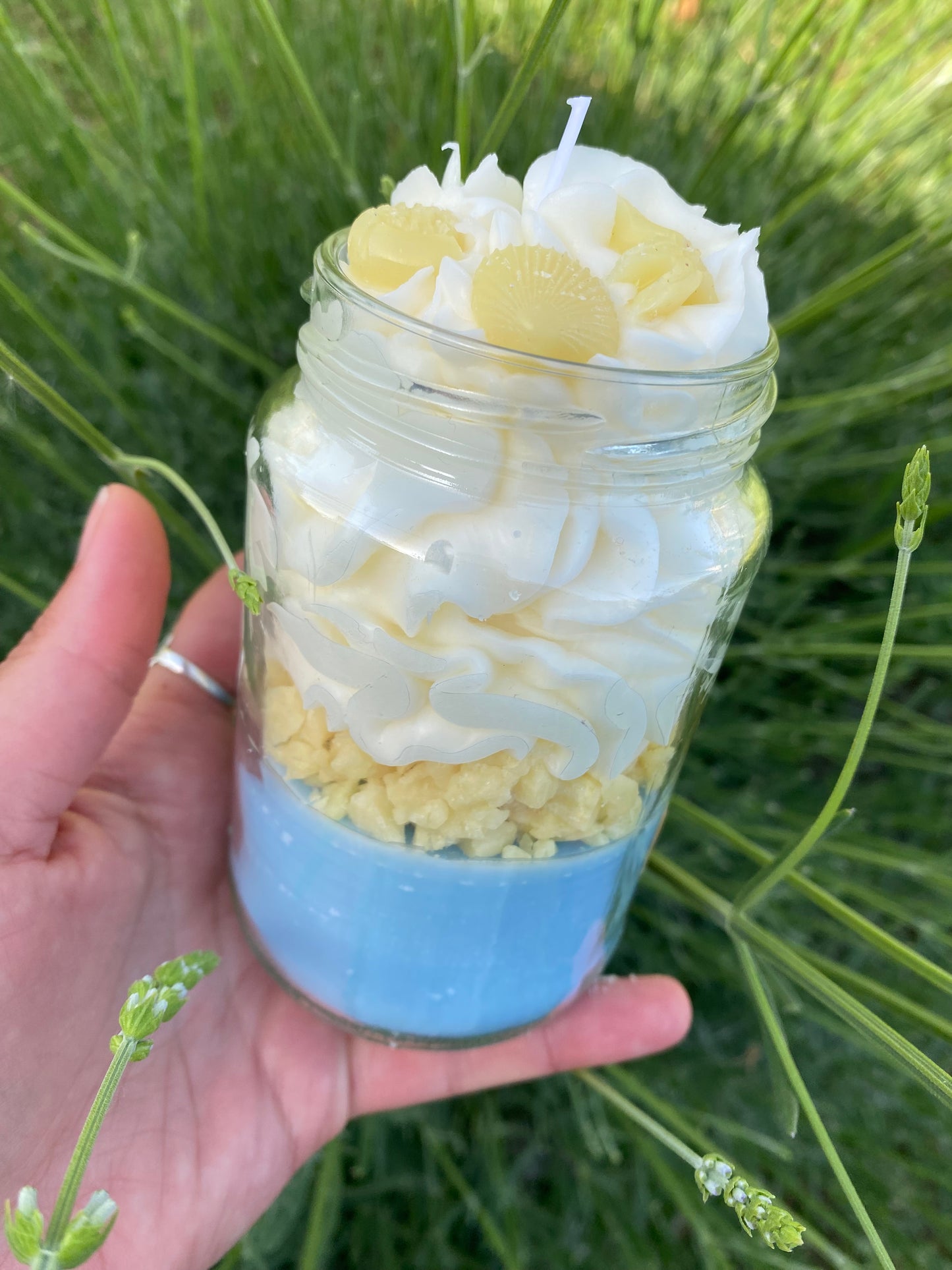 Bougie gourmande parfum noix de coco