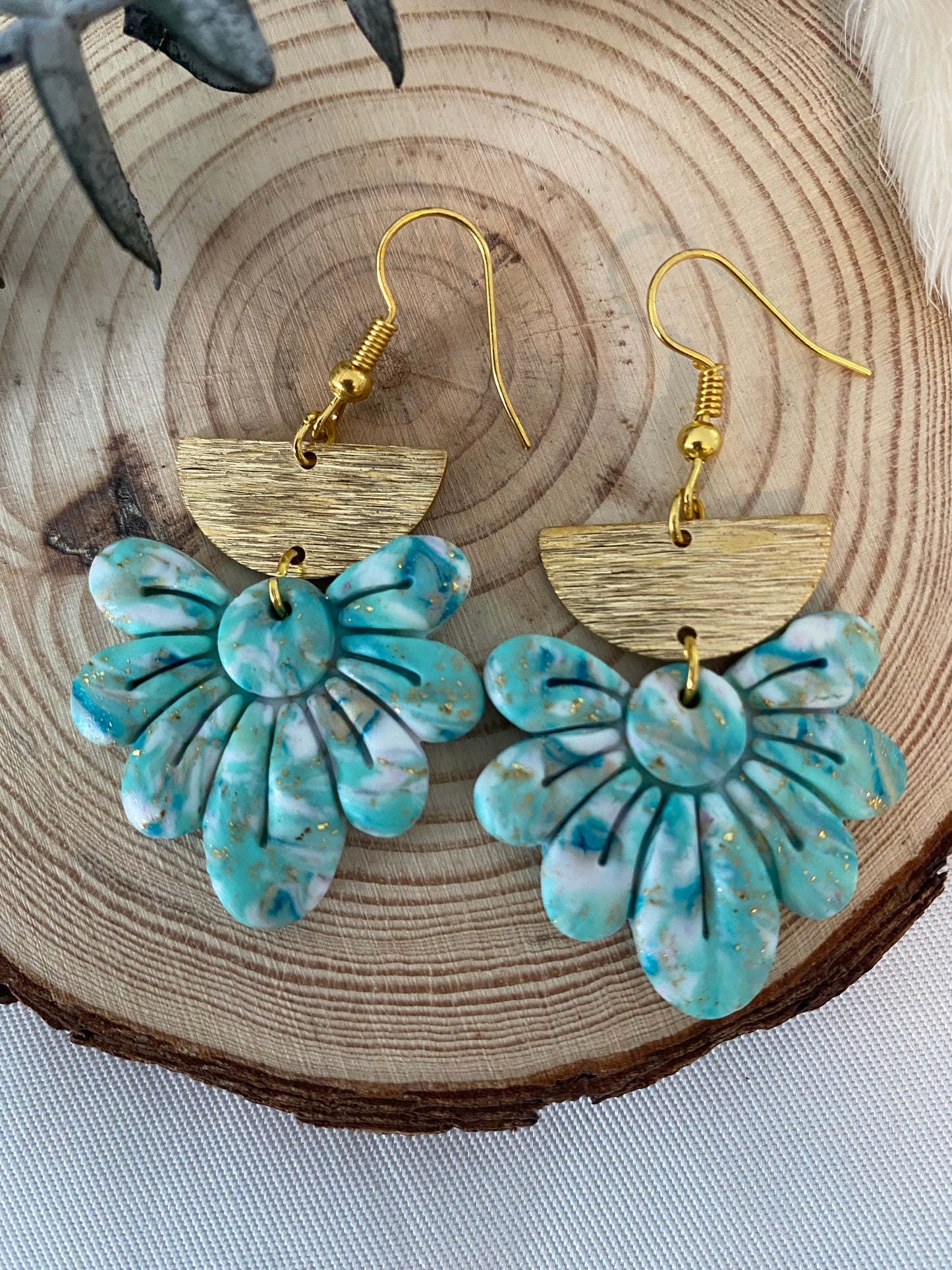 Boucles d’oreilles turquoise