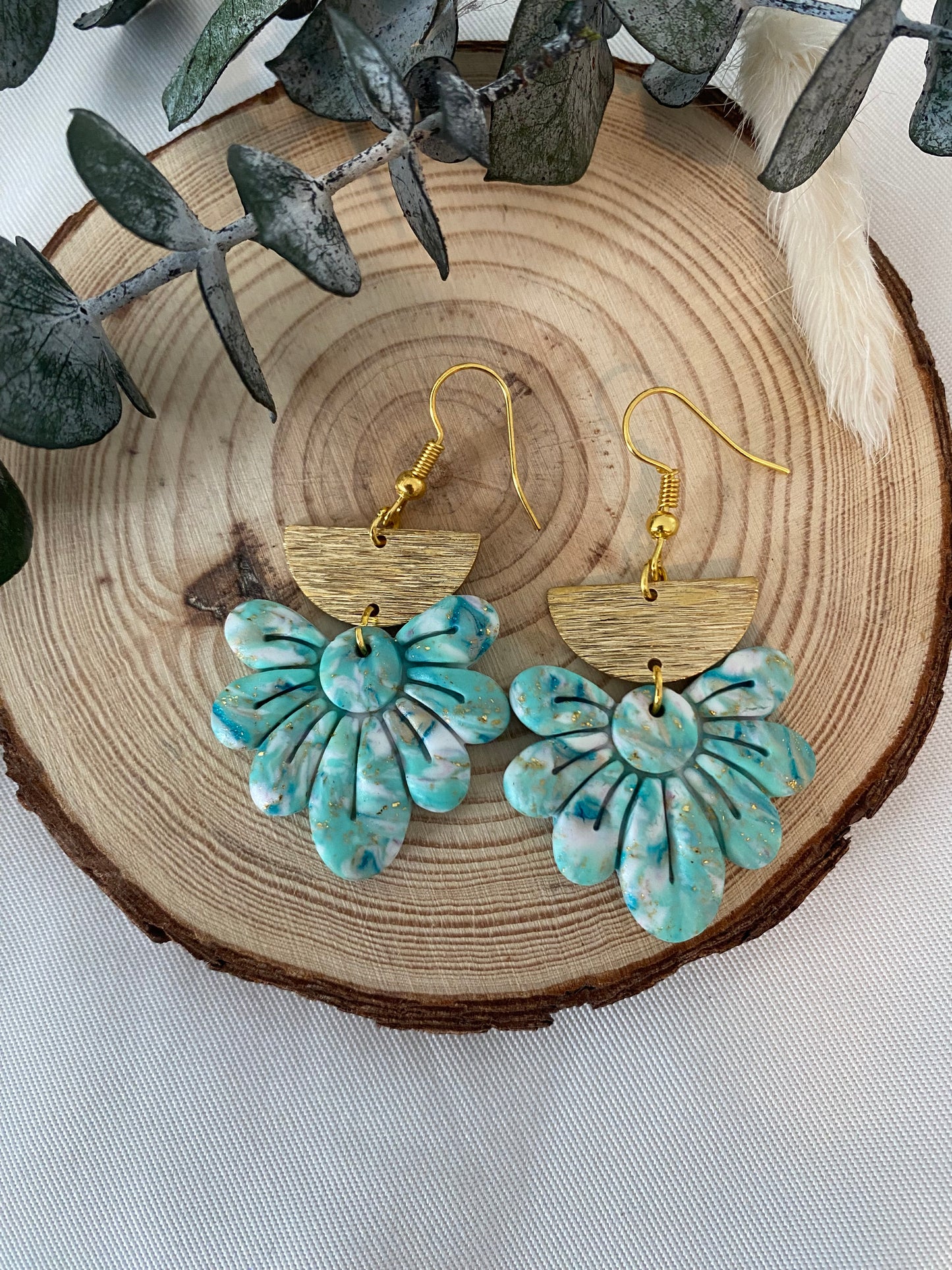 Boucles d’oreilles turquoise