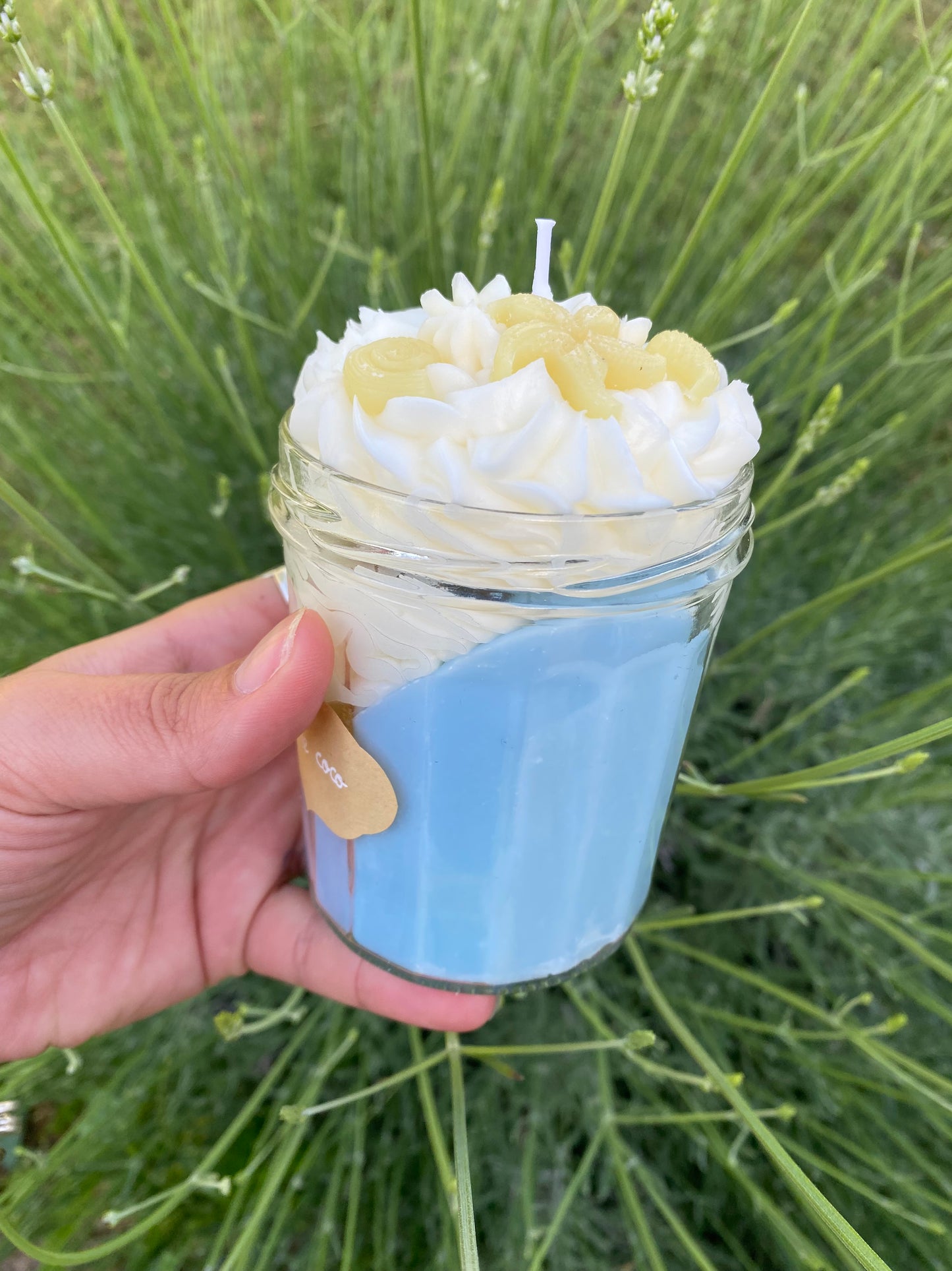 Bougie gourmande noix de coco