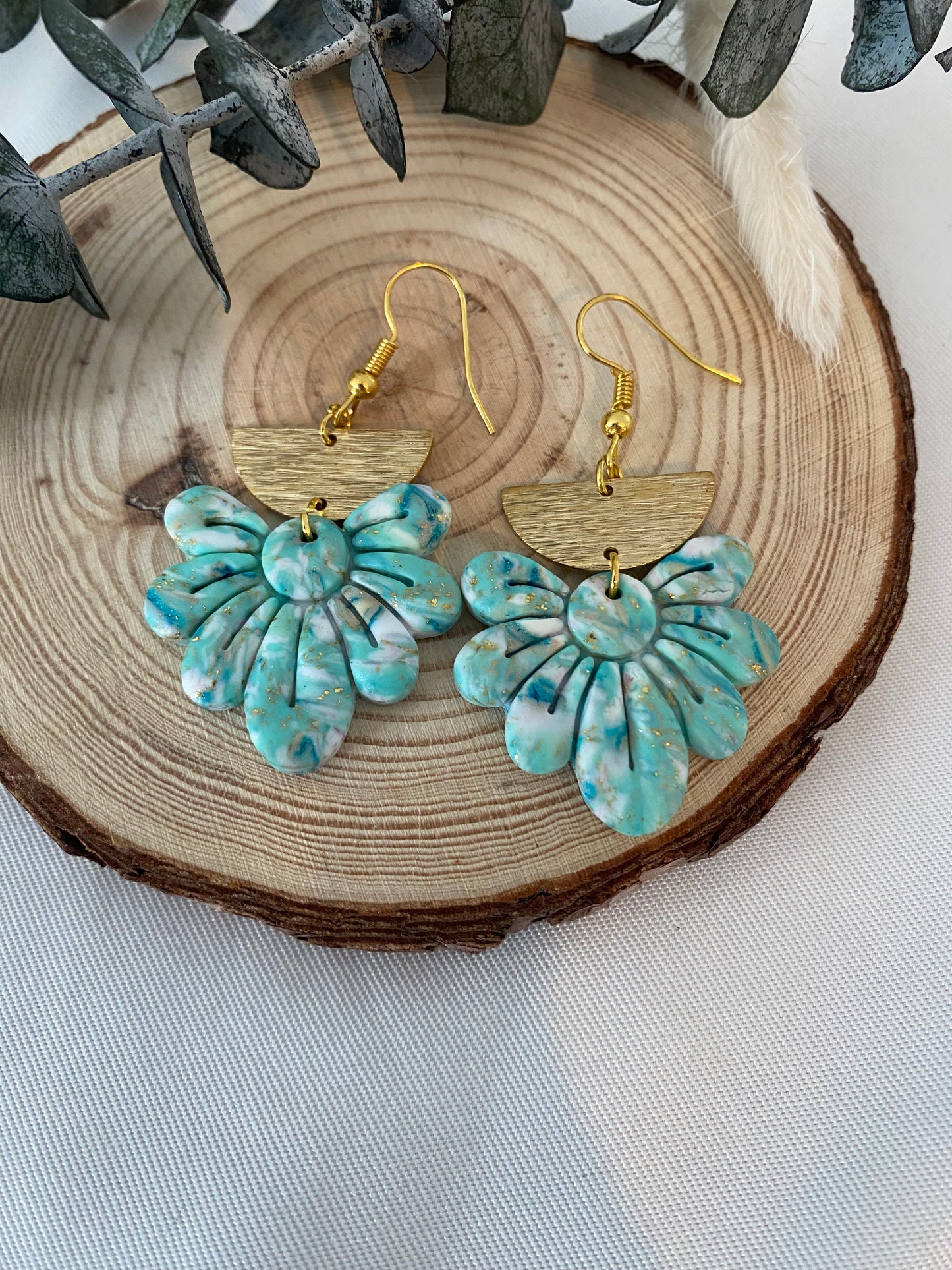 Boucles d’oreilles turquoise