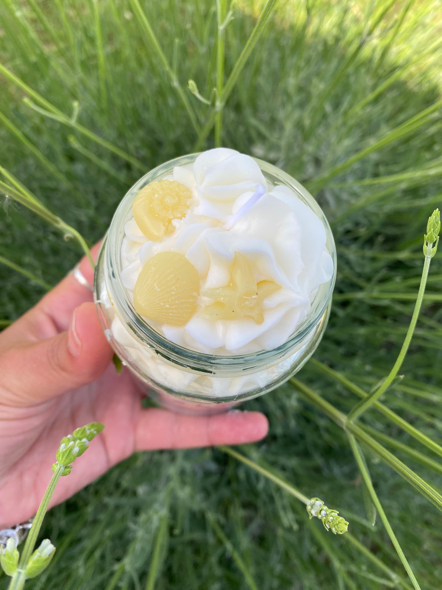 Bougie gourmande parfum noix de coco