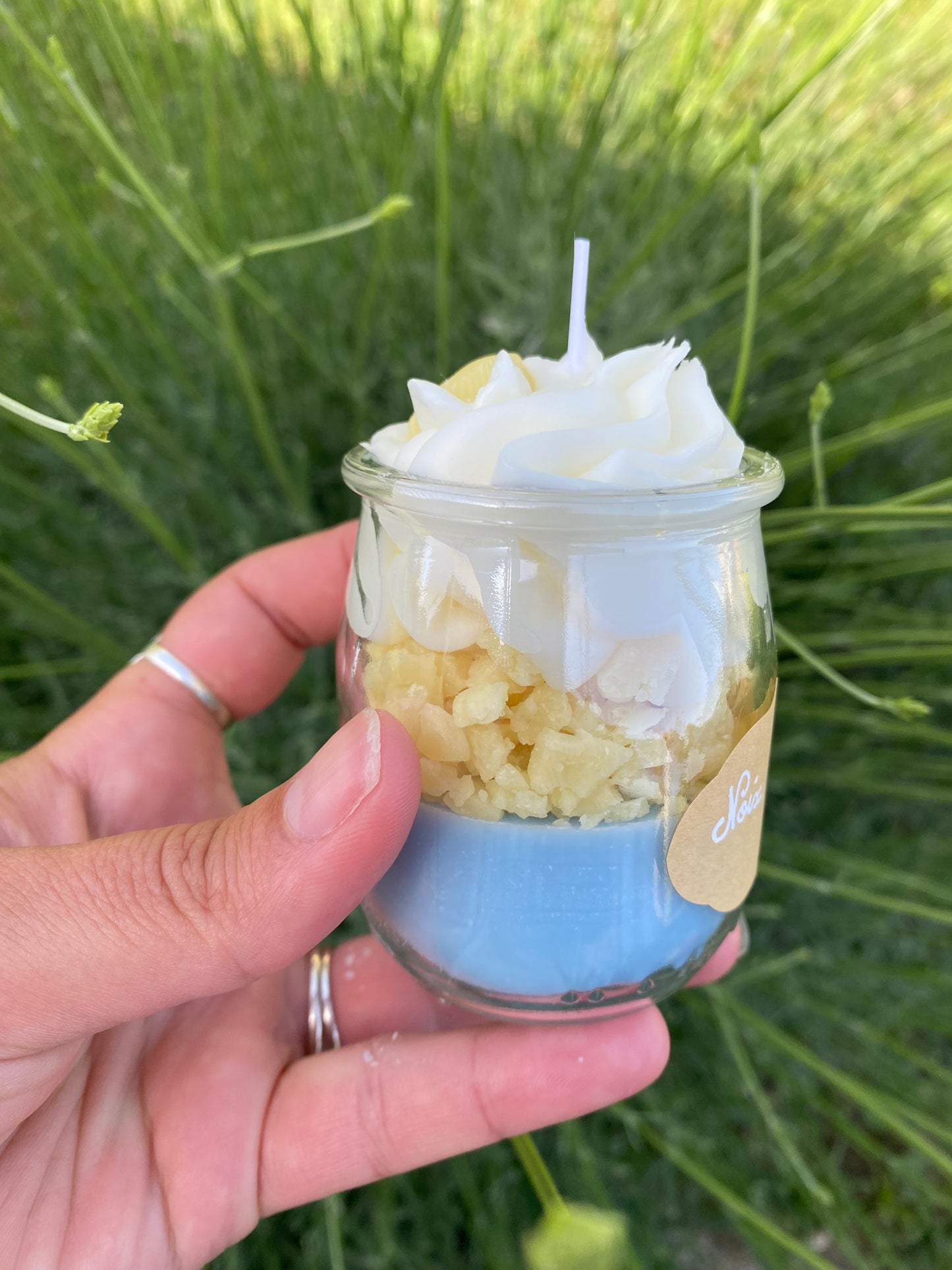 Petite bougie gourmande parfum noix de coco